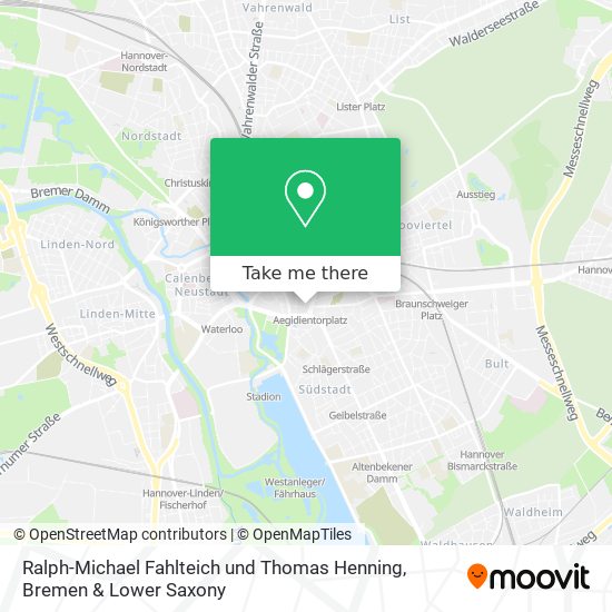 Ralph-Michael Fahlteich und Thomas Henning map