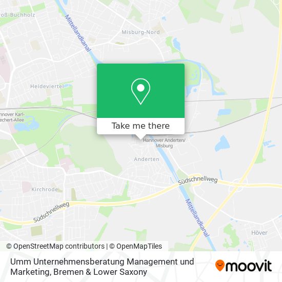 Umm Unternehmensberatung Management und Marketing map