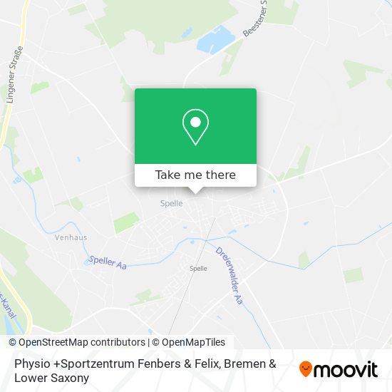 Physio +Sportzentrum Fenbers & Felix map