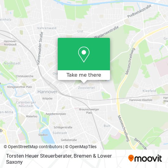 Torsten Heuer Steuerberater map