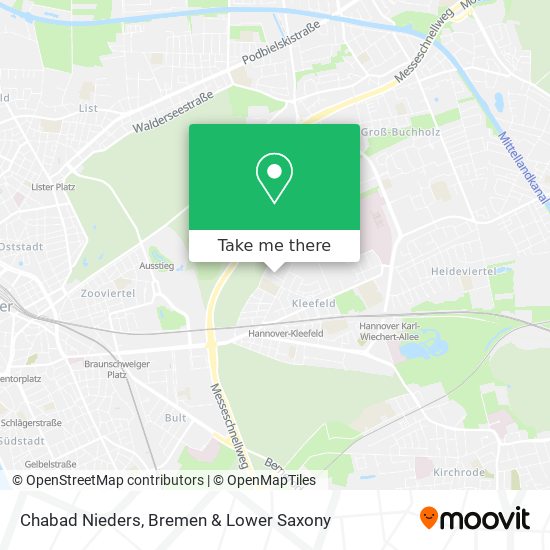 Chabad Nieders map