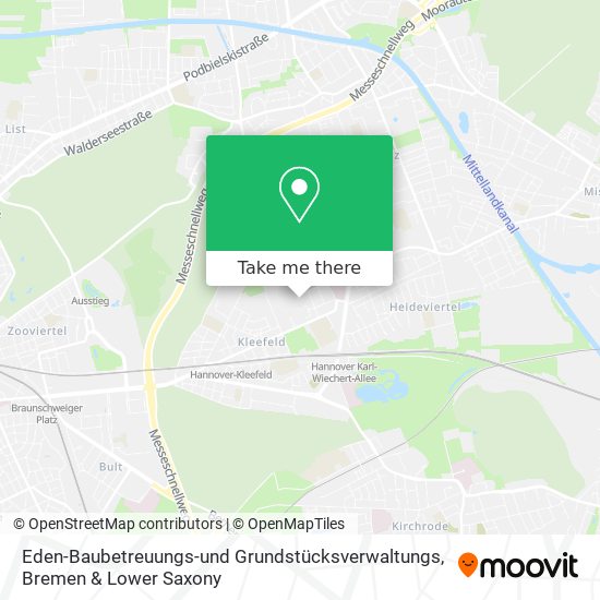 Eden-Baubetreuungs-und Grundstücksverwaltungs map