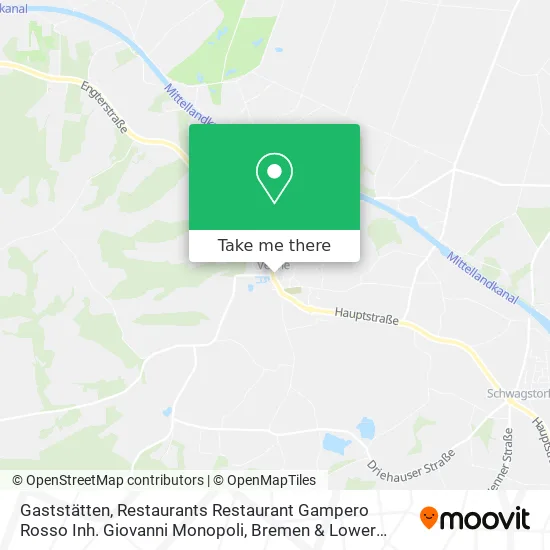 Карта Gaststätten, Restaurants Restaurant Gampero Rosso Inh. Giovanni Monopoli