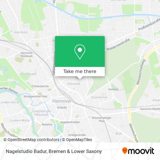 Nagelstudio Badur map