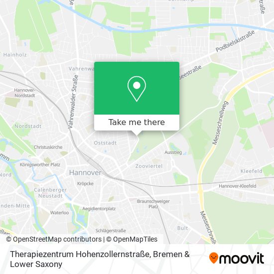 Therapiezentrum Hohenzollernstraße map