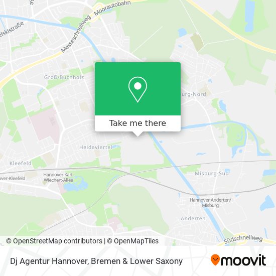 Dj Agentur Hannover map