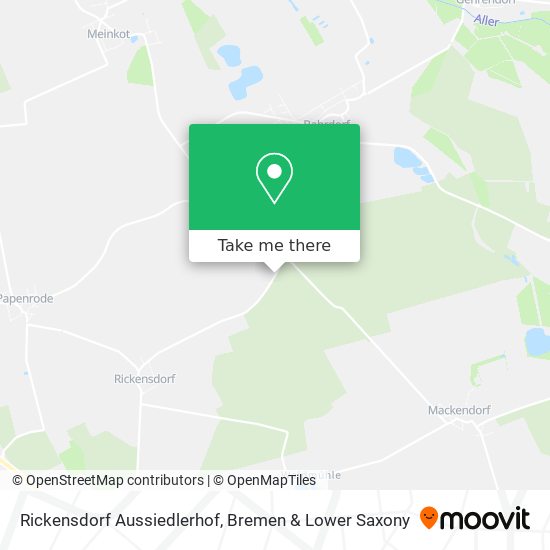 Rickensdorf Aussiedlerhof map