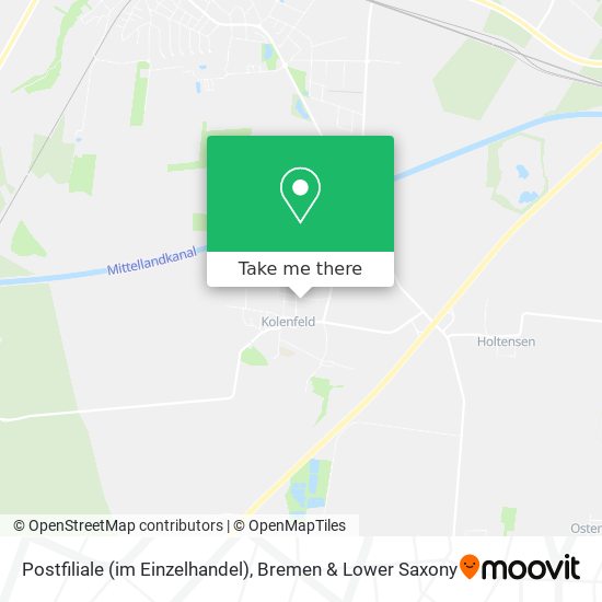 Postfiliale (im Einzelhandel) map