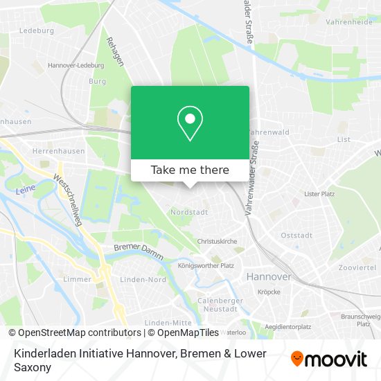 Kinderladen Initiative Hannover map