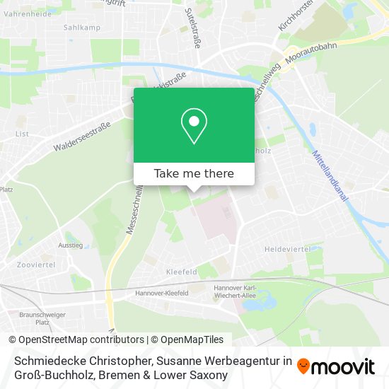 Schmiedecke Christopher, Susanne Werbeagentur in Groß-Buchholz map