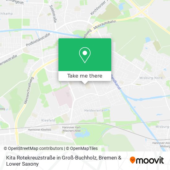 Kita Rotekreuzstraße in Groß-Buchholz map