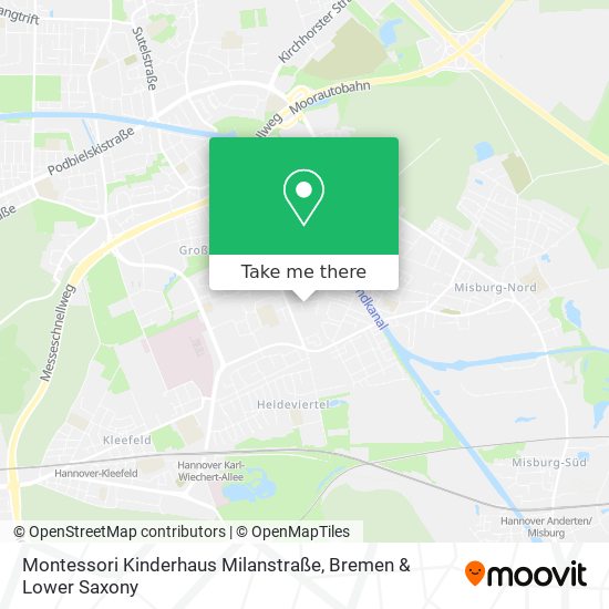 Montessori Kinderhaus Milanstraße map