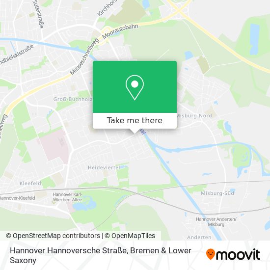 Hannover Hannoversche Straße map