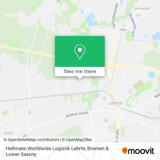 Hellmann Worldwide Logistik Lehrte map