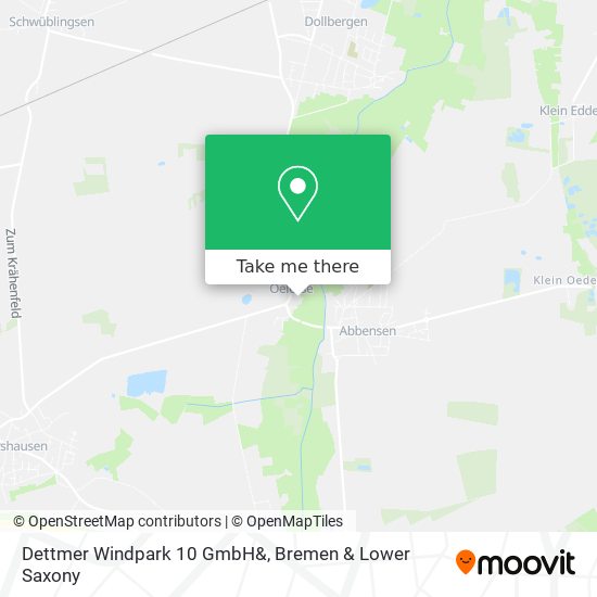 Dettmer Windpark 10 GmbH& map