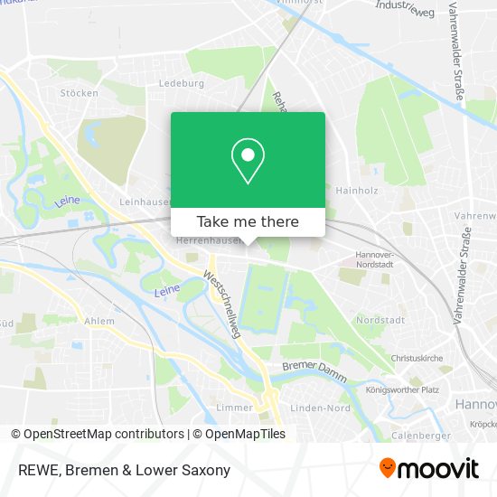 REWE map