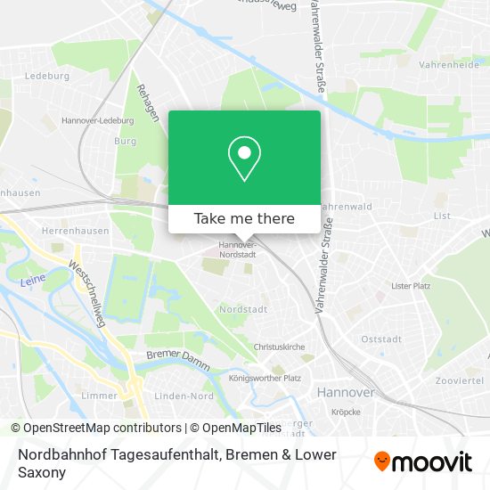 Nordbahnhof Tagesaufenthalt map