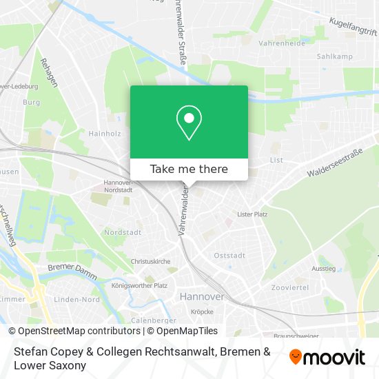 Stefan Copey & Collegen Rechtsanwalt map