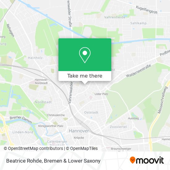 Beatrice Rohde map