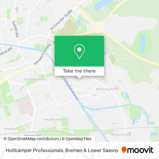 Holtkämper Professionals map