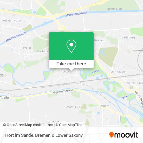 Hort im Sande map