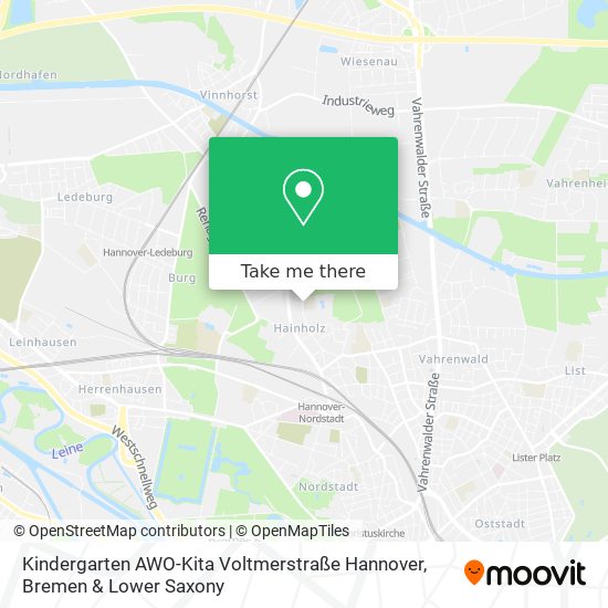 Kindergarten AWO-Kita Voltmerstraße Hannover map