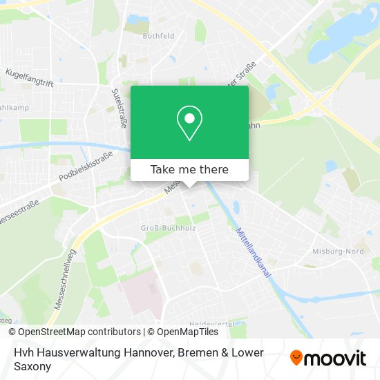 Hvh Hausverwaltung Hannover map