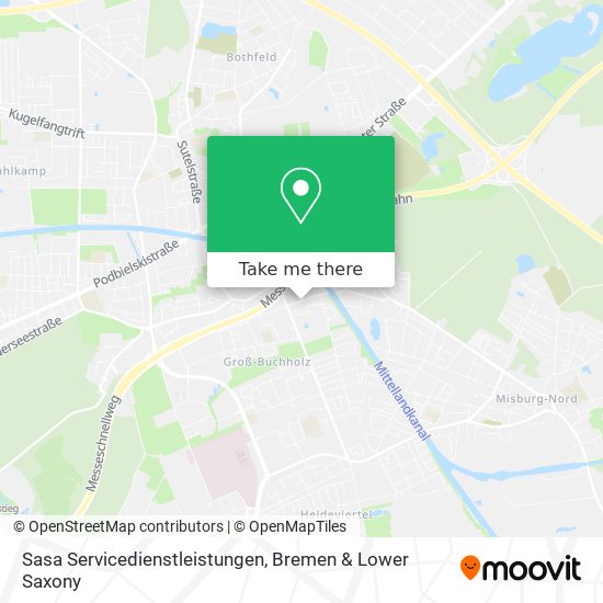 Sasa Servicedienstleistungen map