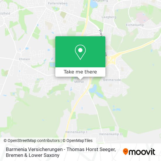 Barmenia Versicherungen - Thomas Horst Seeger map