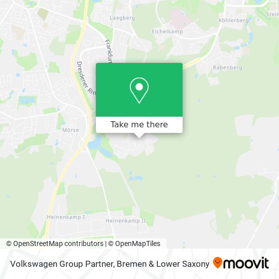 Volkswagen Group Partner map