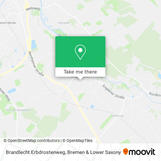 Brandlecht Erbdrostenweg map