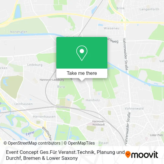 Карта Event Concept Ges.Für Veranst.Technik, Planung und Durchf