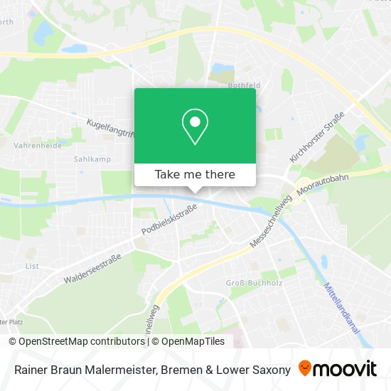 Rainer Braun Malermeister map