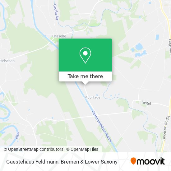 Gaestehaus Feldmann map