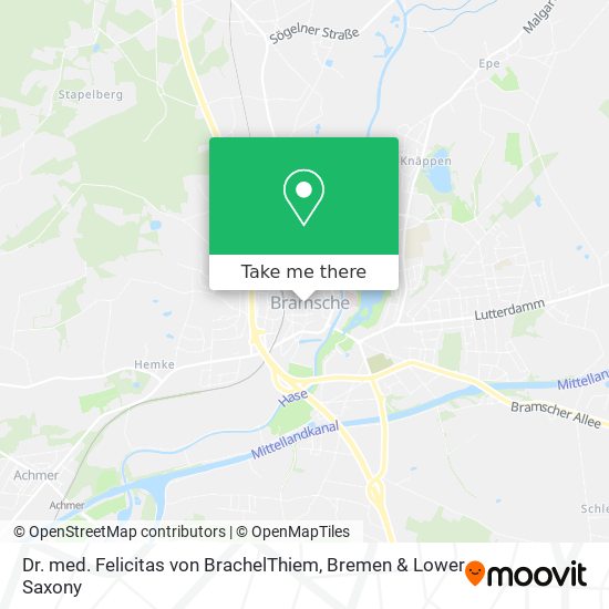 Dr. med. Felicitas von BrachelThiem map
