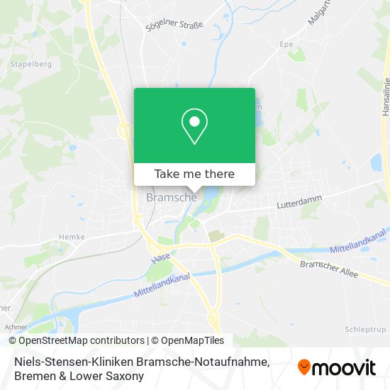 Niels-Stensen-Kliniken Bramsche-Notaufnahme map