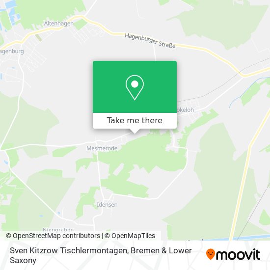 Sven Kitzrow Tischlermontagen map