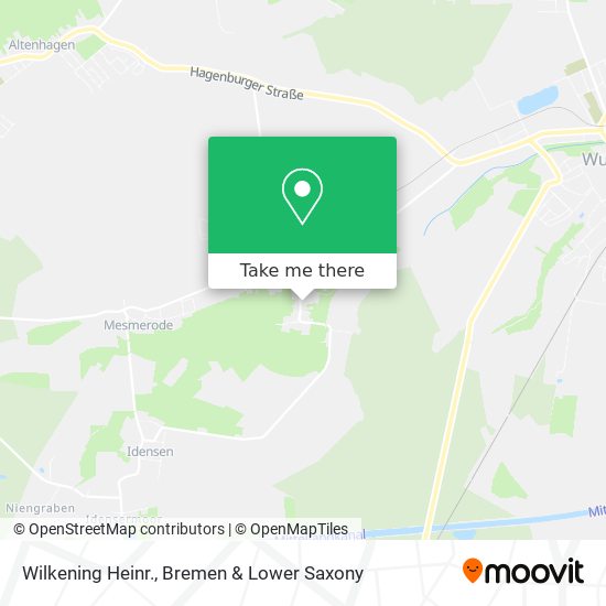 Wilkening Heinr. map
