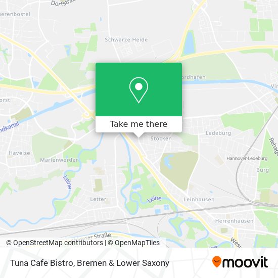 Tuna Cafe Bistro map