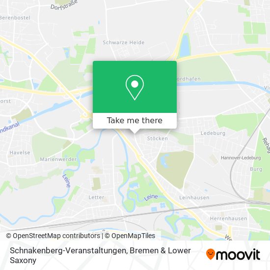 Карта Schnakenberg-Veranstaltungen
