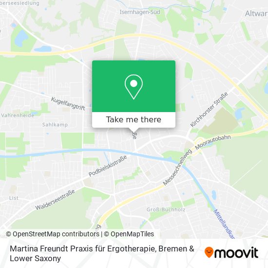 Карта Martina Freundt Praxis für Ergotherapie