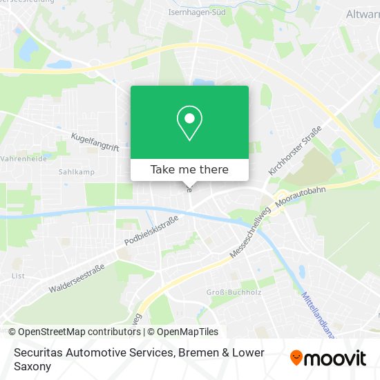 Securitas Automotive Services map