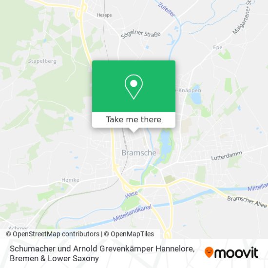 Schumacher und Arnold Grevenkämper Hannelore map