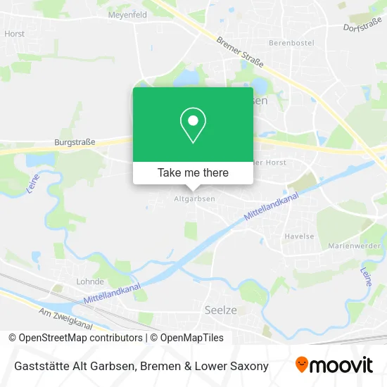 Карта Gaststätte Alt Garbsen