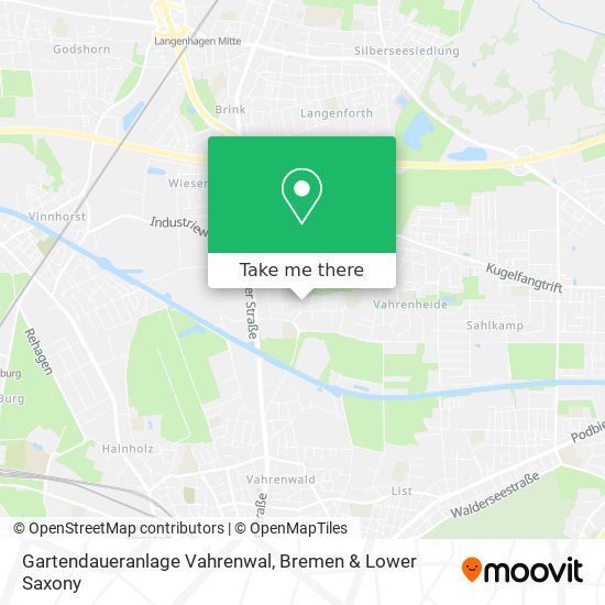 Gartendaueranlage Vahrenwal map