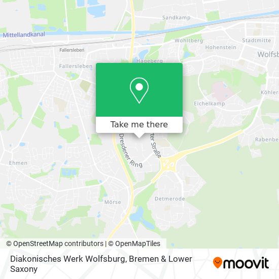 Diakonisches Werk Wolfsburg map