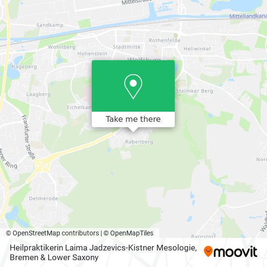 Heilpraktikerin Laima Jadzevics-Kistner Mesologie map