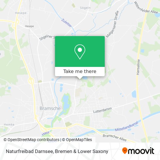 Naturfreibad Darnsee map