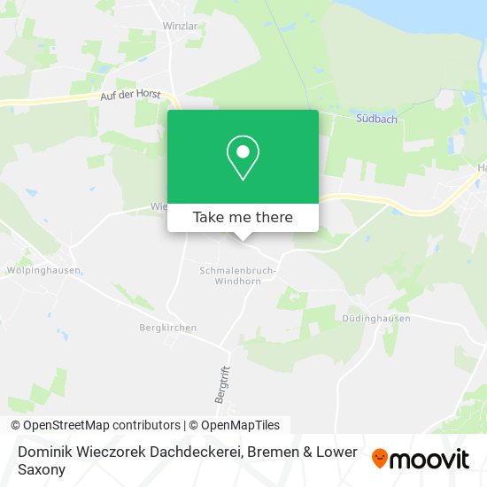 Dominik Wieczorek Dachdeckerei map