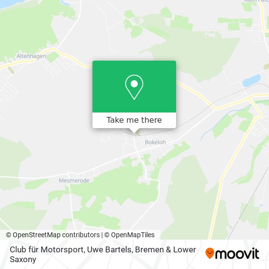 Club für Motorsport, Uwe Bartels map